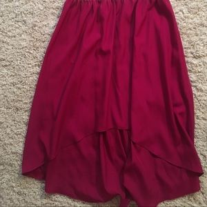Sequin Hearts Dresses - Flowy two-toned high-low dress Sequin Hearts Dresses - Flowy two-toned high-low dress